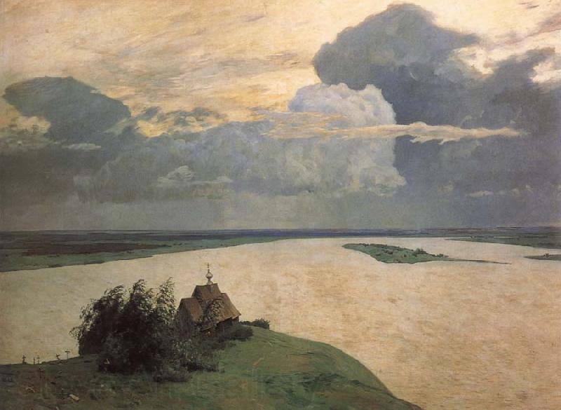 Isaac Levitan Above Eternal Peace Norge oil painting art